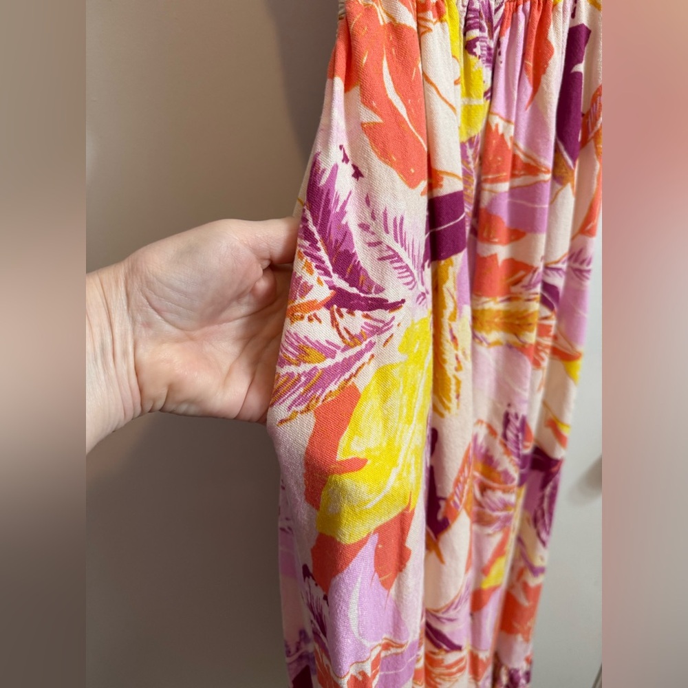 AQUA Linen Cut-Out Dress XS - Picture 16 of 16